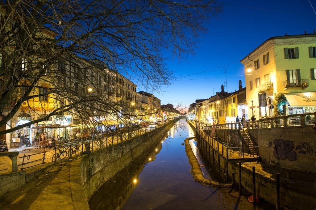 Canal in Milan