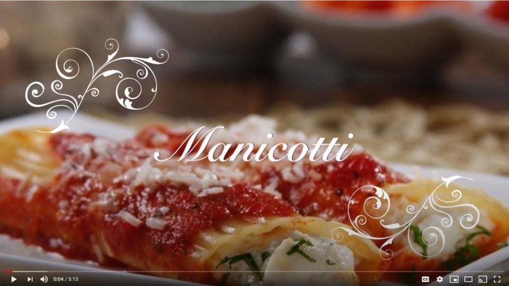 I manicotti di Rebecca De Heer