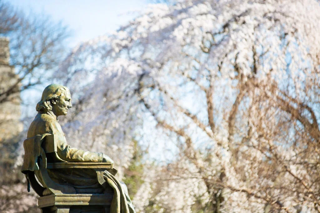 John Carroll statue